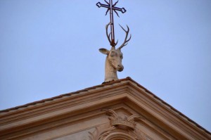 Il Cervo sulla chiesa di S.Eustachio